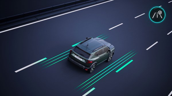 Renault Duster - lane keeping assist
