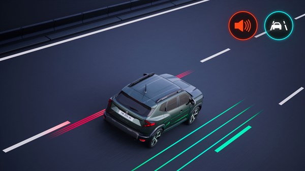 Renault Duster - lane departure warning